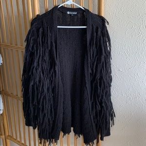 Beau Hudson black fringe sweater